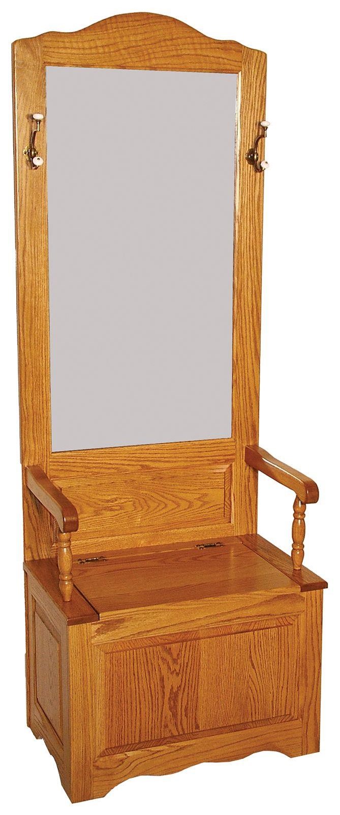 Wayside Custom Furniture Hall Seats FS1041 Regular Hall Seat Wayside